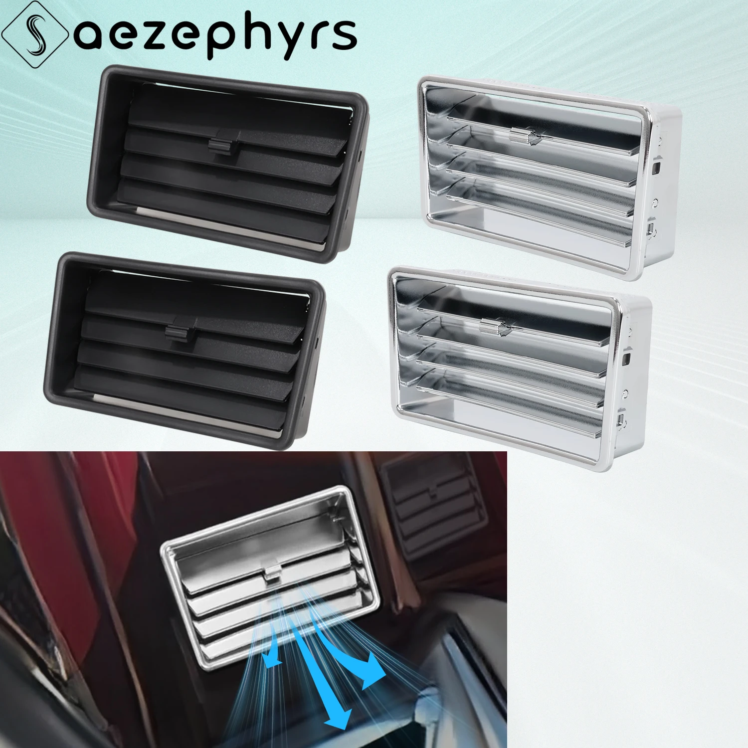 

Комплект нижних воздуховодов (хром и черный) для Honda Goldwing GL1800 2001-2010, 2009, левый и правый, аксессуары для обтекателей мотоцикла