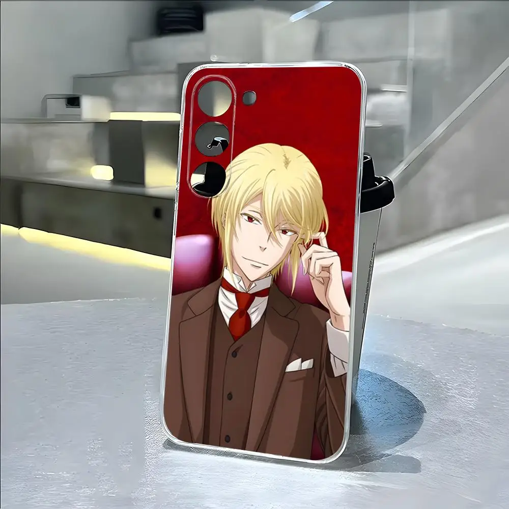 Anime M-Moriarty The Patriot Phone Case For Samsung A16 A26 A36 A56 A35 A55 A14 A34 A54 A13 A23 A53 Transparent Drop Cover