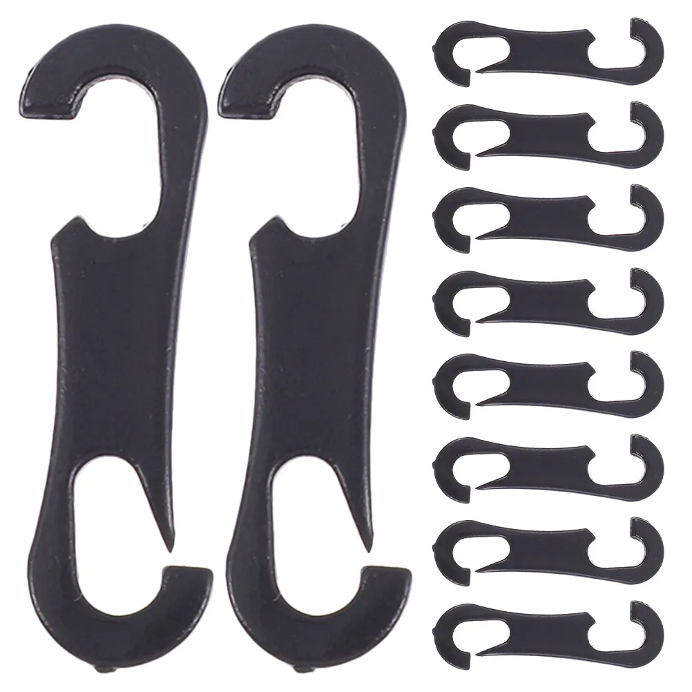 

100Pcs Car Seat Hooks Plastic Fixing Hooks for Seat Covers Cushions Sunshades Snow Covers Back Seats Auto Interior Accessories