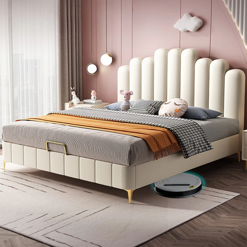 Lits en bois modernes pour enfants, maison de luxe pour tout-petits, lits king size pour enfants, loft avec égouts de proximité, meubles de chambre à coucher, SR50CB