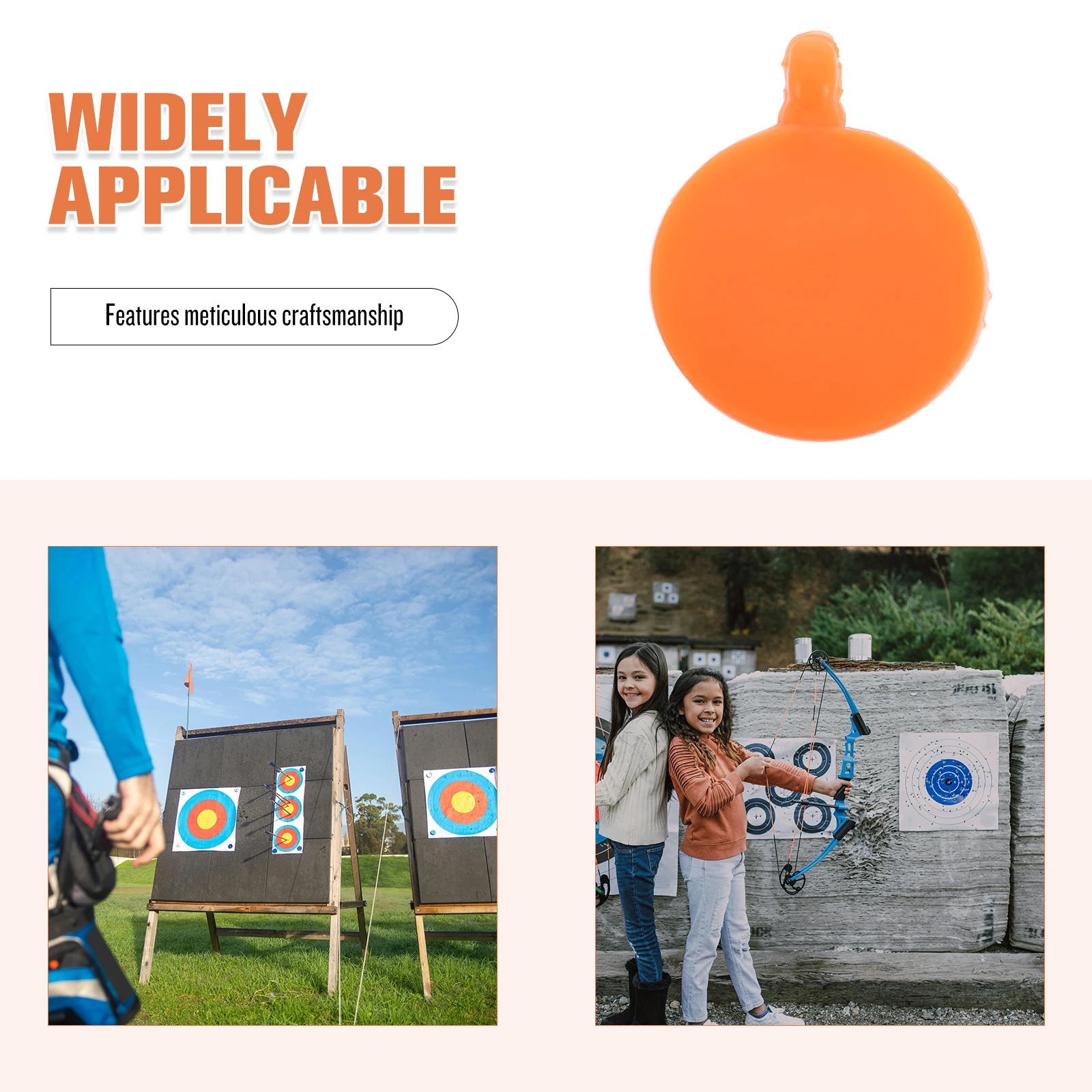 10 قطع من مادة السيليكون لممارسة المدى، هدف معلق سهل التركيب للمسابقات الرياضية #4