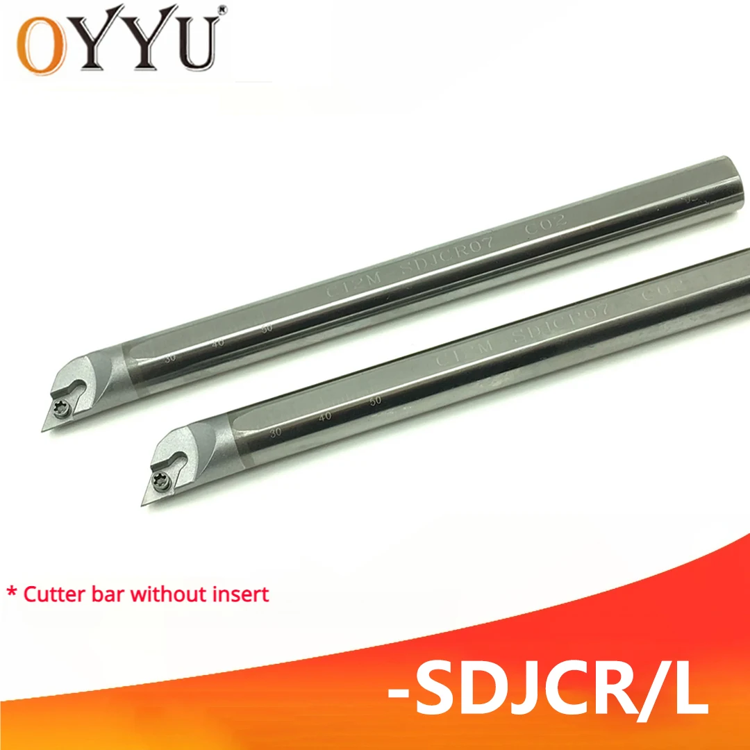 

OYYU Внутренний держатель инструментов из вольфрамовой стали, расточная оправка, хвостовик с ЧПУ SDJCR SDJCL C08K C10K C12M C16Q C20R C25S SDJCR07 SDJCL07 SDJCL07 SDJCR11