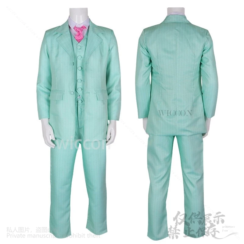 Tokyo Cosplay Anime Revengeer Rindo Haitani Costume GREEN Uniform Coat Pants Wigs For Halloween Christmas Man Cos Customized