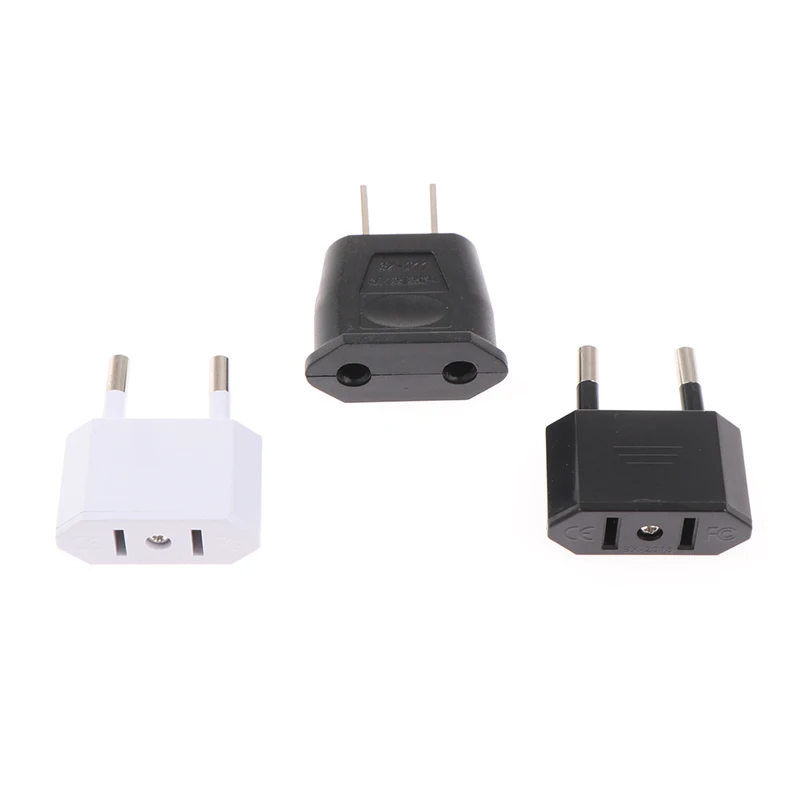 1pcs CN US To EU Plug Adapter AC Converter American China To EU Euro Europe Travel Power Adapter Type C Plug Electrical Socket