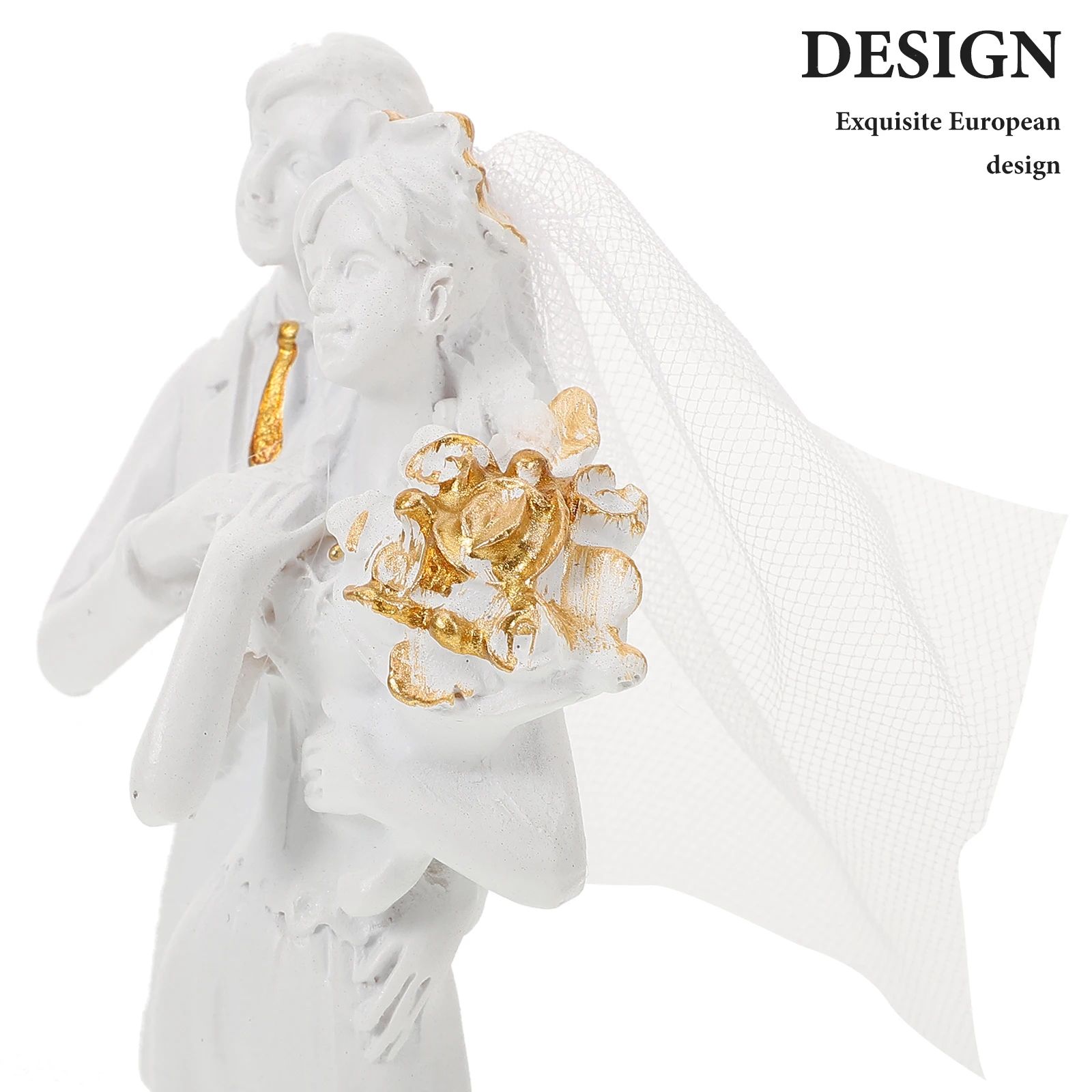 

Wedding Decorations Couples Sculpture Resin Embracing Statues Romantic Bride Groom Table Decor Valentine Figurines Gifts