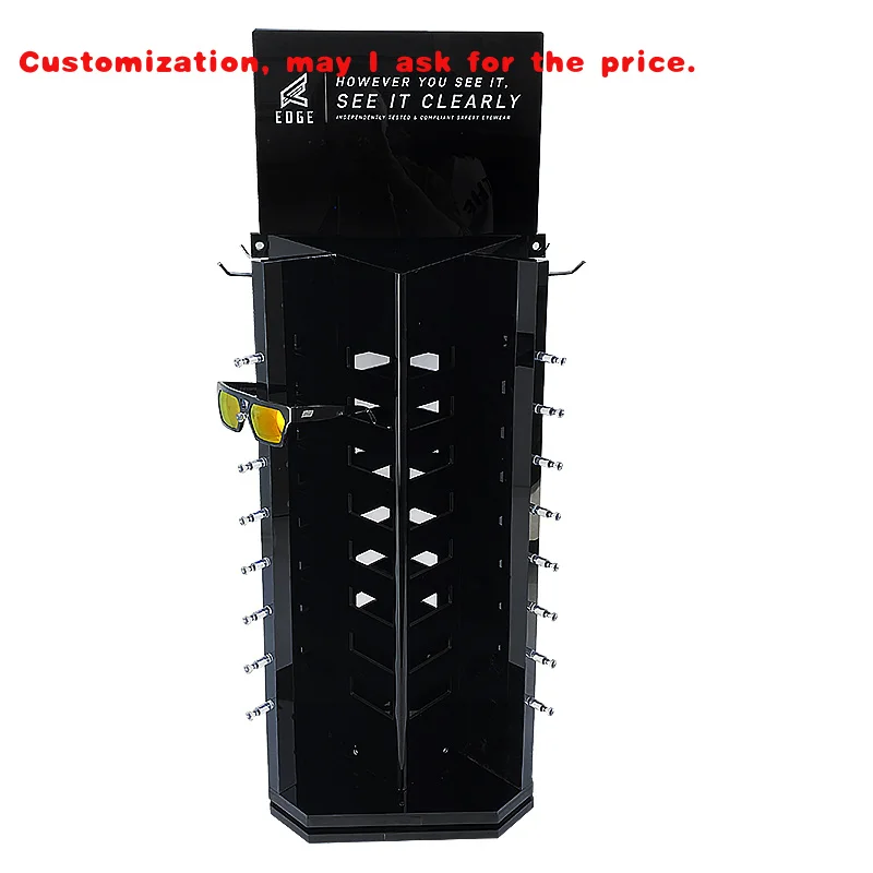 

на заказ.Акриловая модная настраиваемая светодиодная подставка для солнцезащитных очков на заказ