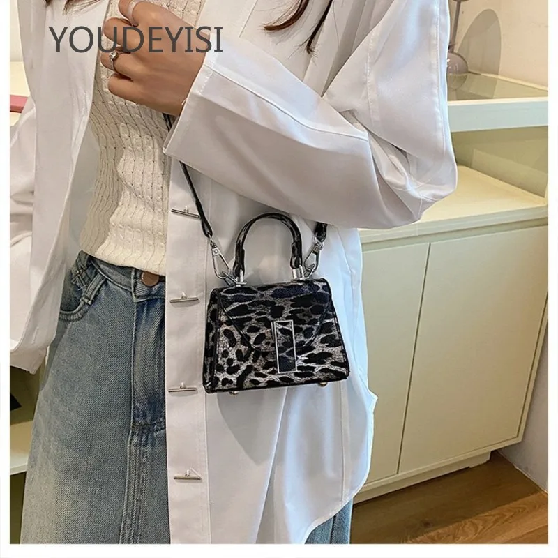 YOUDEYISI 2024 Summer Leopard Print Handbag Personalized Small Square Bag Commuter Versatile Shoulder Messenger Women\'s Bag