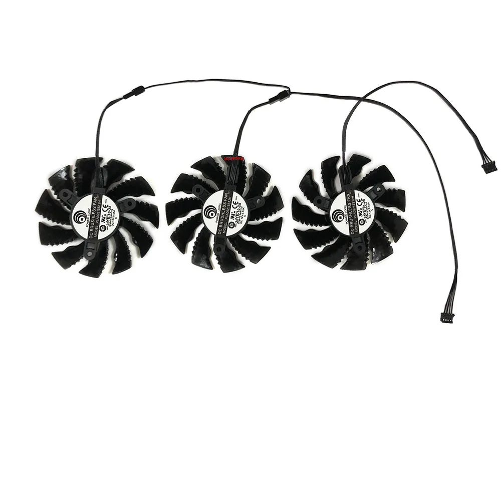 Video Card Fan,Graphics Cooler,PLA09215S12H,82MM-84MM Diameter Size,For GIGABYTE RX 6800xt 6900XT 6900 XT GAMING OC