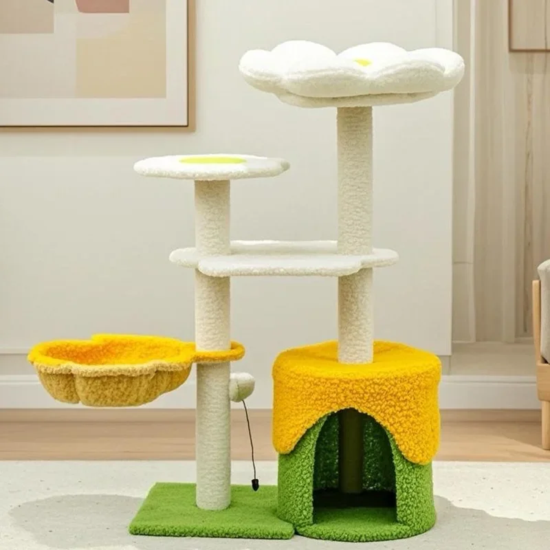

Flower cat climbing frame, deodorization, odor removal, formaldehyde removal, cat nest integrated, does not occupy