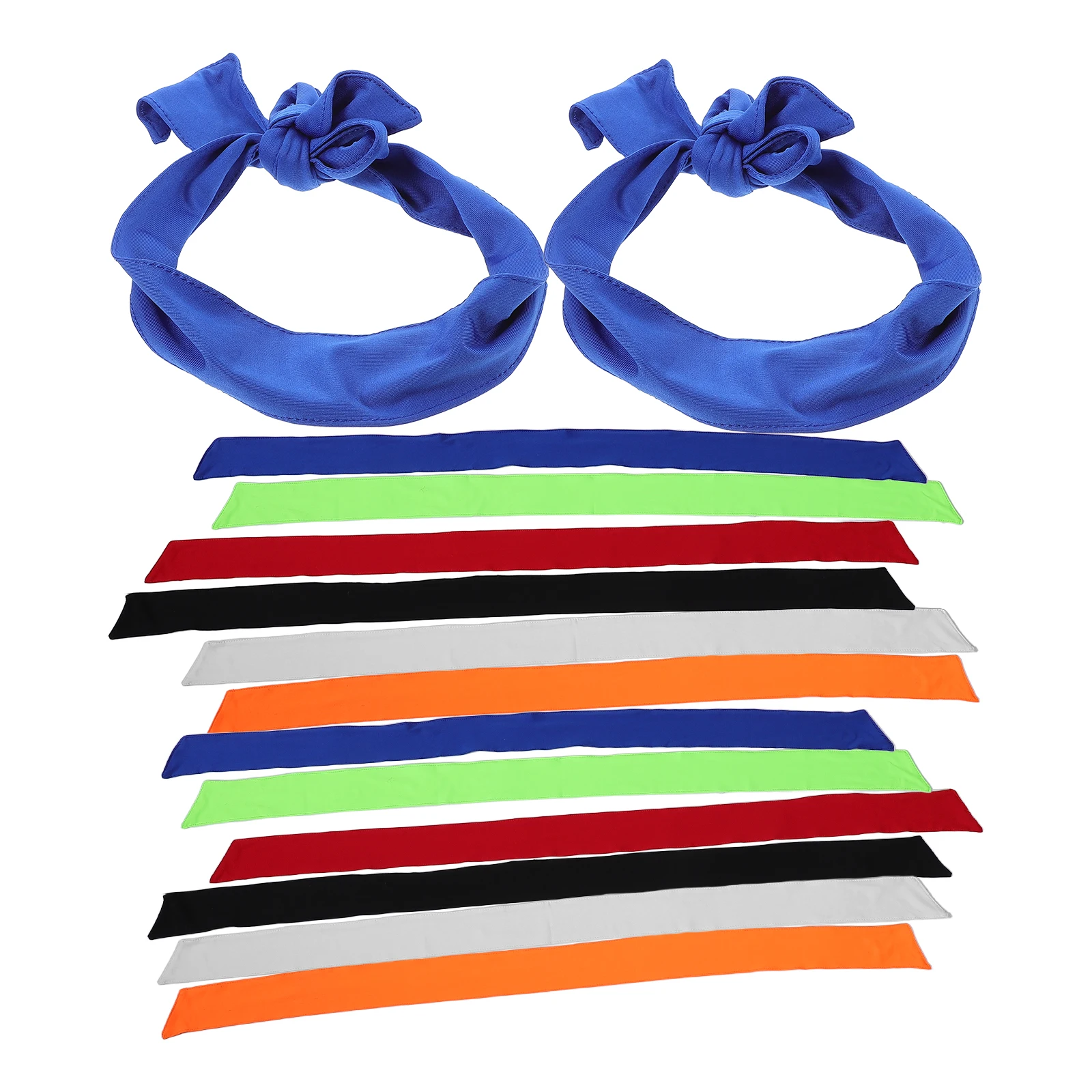 

24pcs Sport Headbands Sweat Absorbing Athletic For Women Men Lightweight Breathable Nonslip Running Gym Karate Headbands