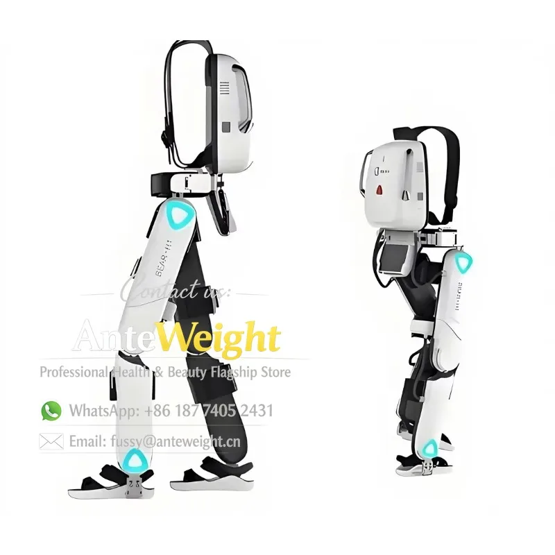 Lower Limb Exoskeleton Rehab Walker, 4-Wheel Drive Customizable for Walking/Standing Motion | Physical Therapy Recovery Aid