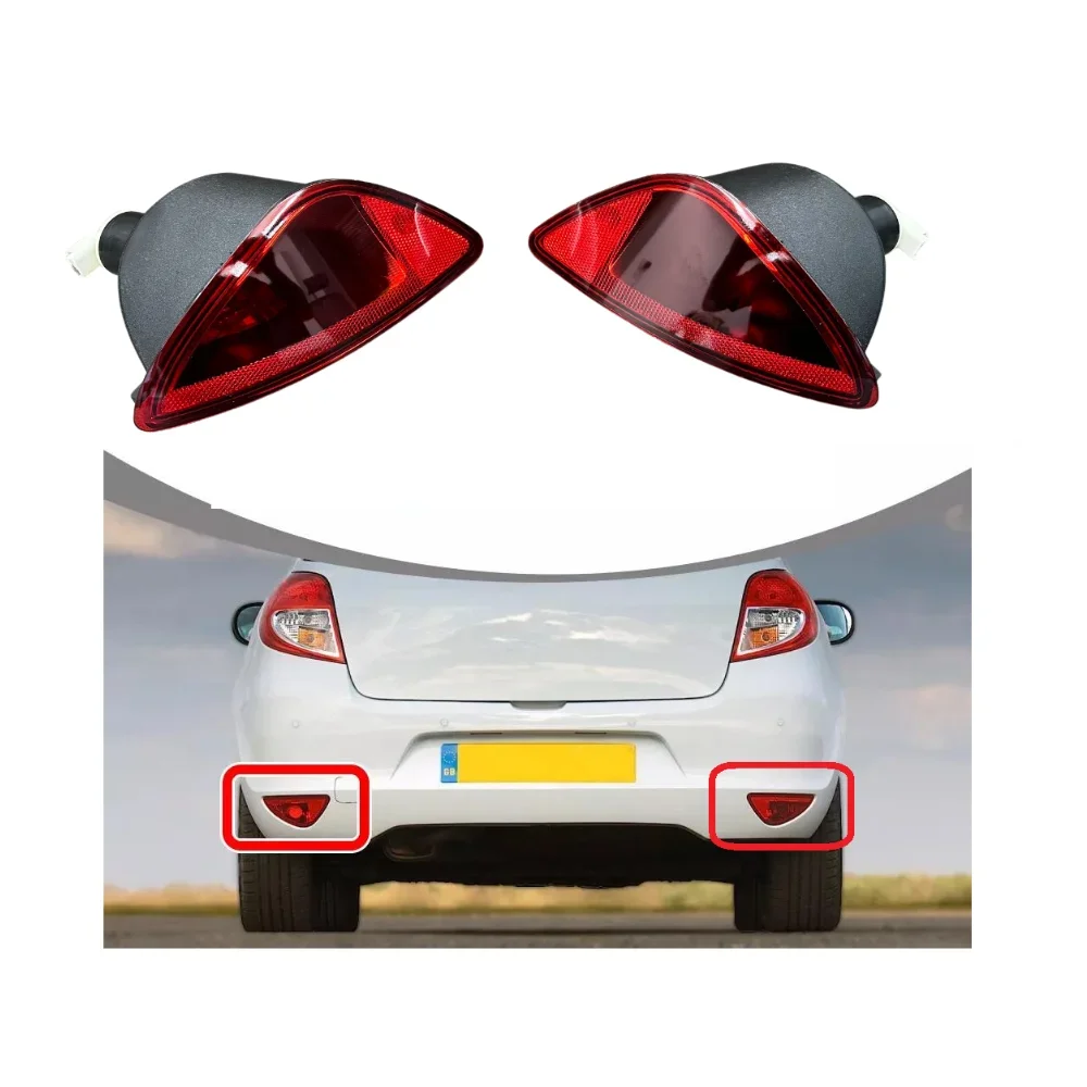 Rear Fog Light Lamp Reflector Left or Right For Renault Clio Mk3 Hb 2007-2011 High Quality Auto Spare Parts