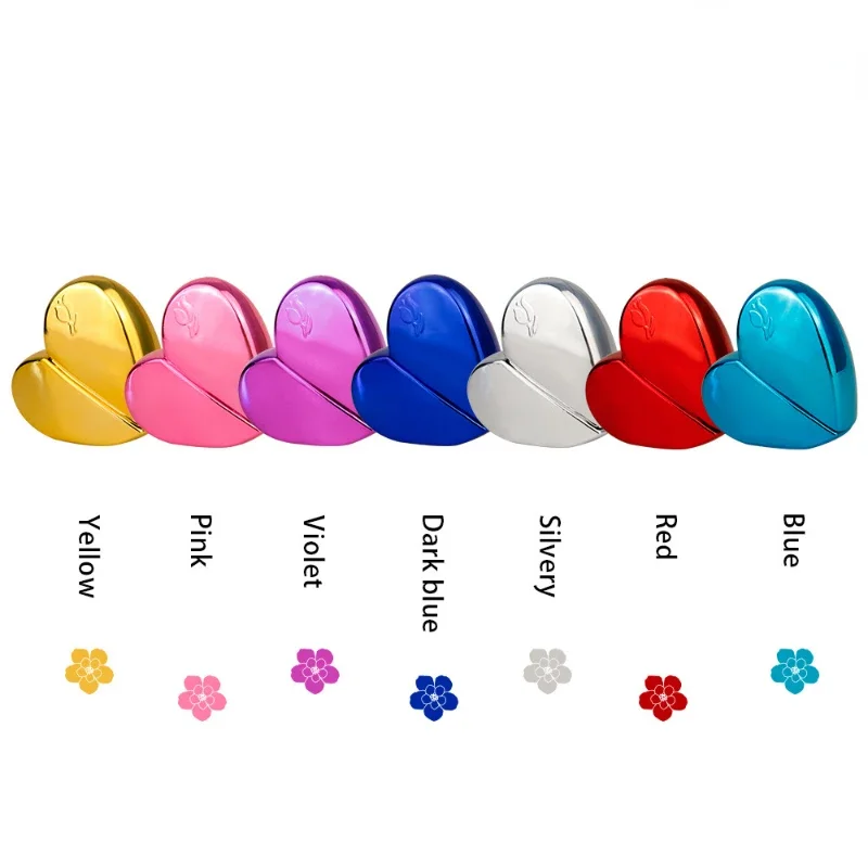 1pcs 25ml Heart Shaped Refillable Spray Travel Perfume Bottle Thick Pump Woman Parfum Atomizer Glass Empty Cosmetic Containers