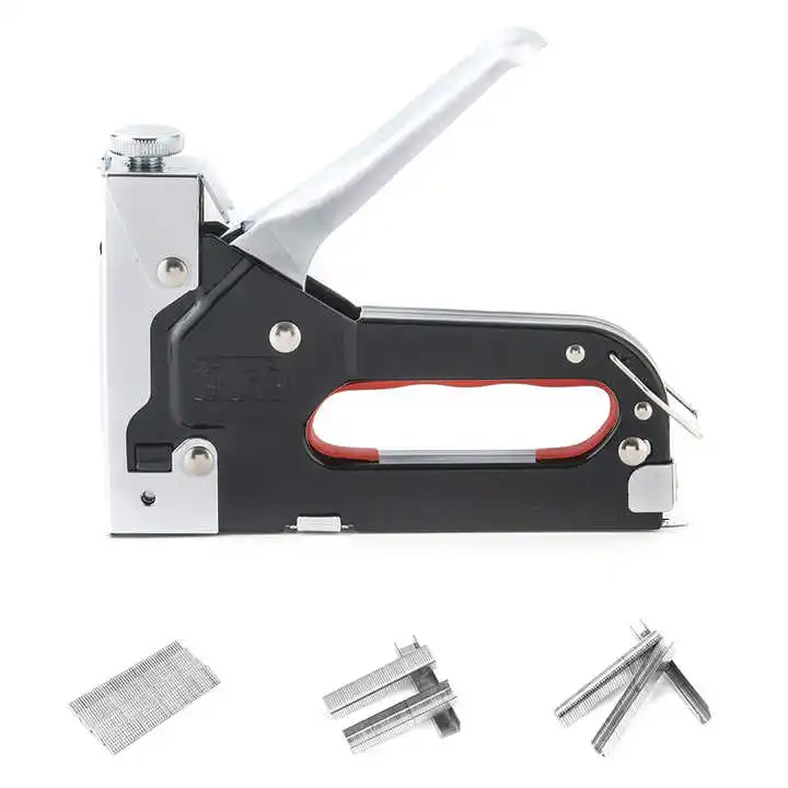 3 in 1 Manual Staple Gun for Upholstery Fixing Material Decoration Carpentry Furniture Woodworking Tool