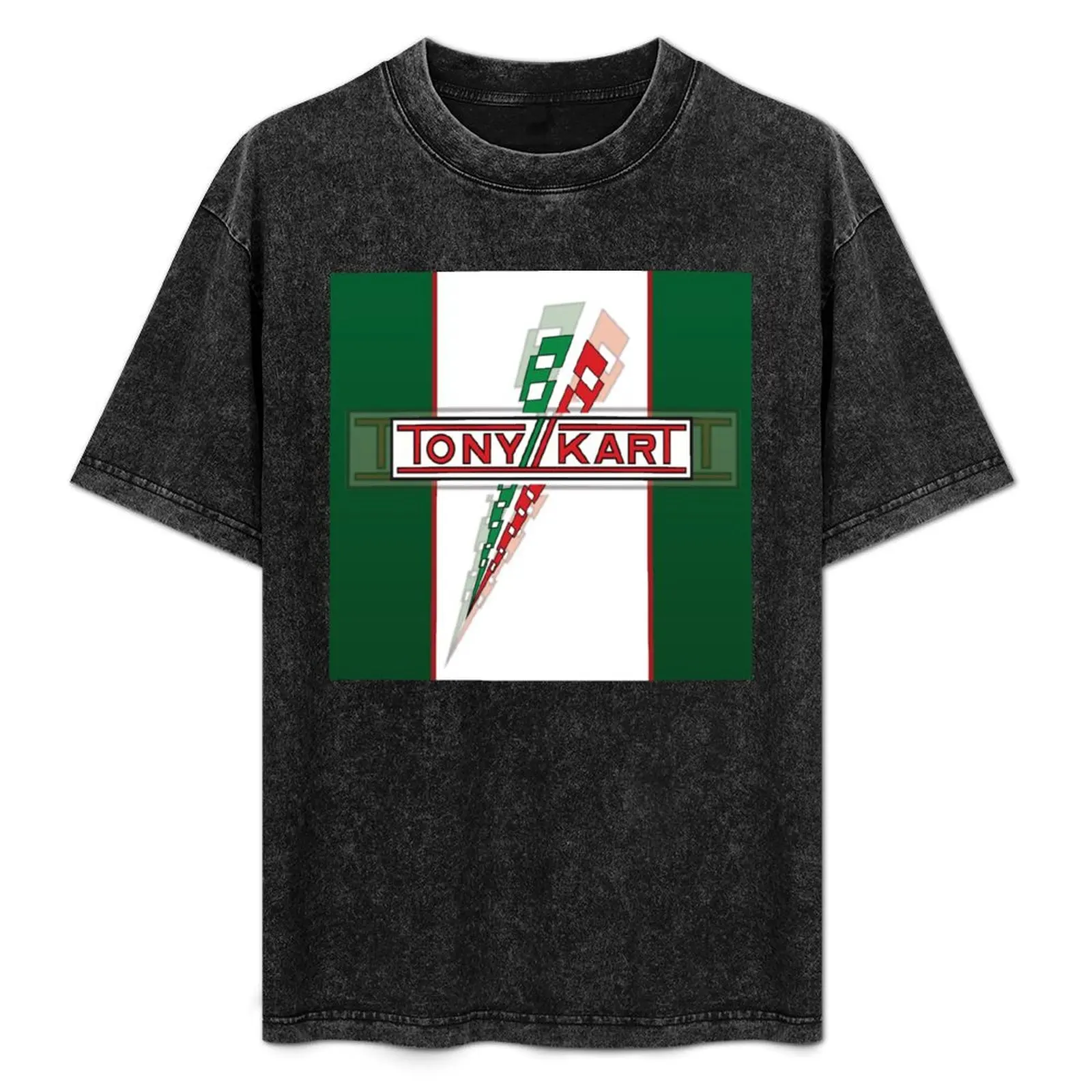 

Tony kart T-Shirt All Match Print Short Sleeve Top