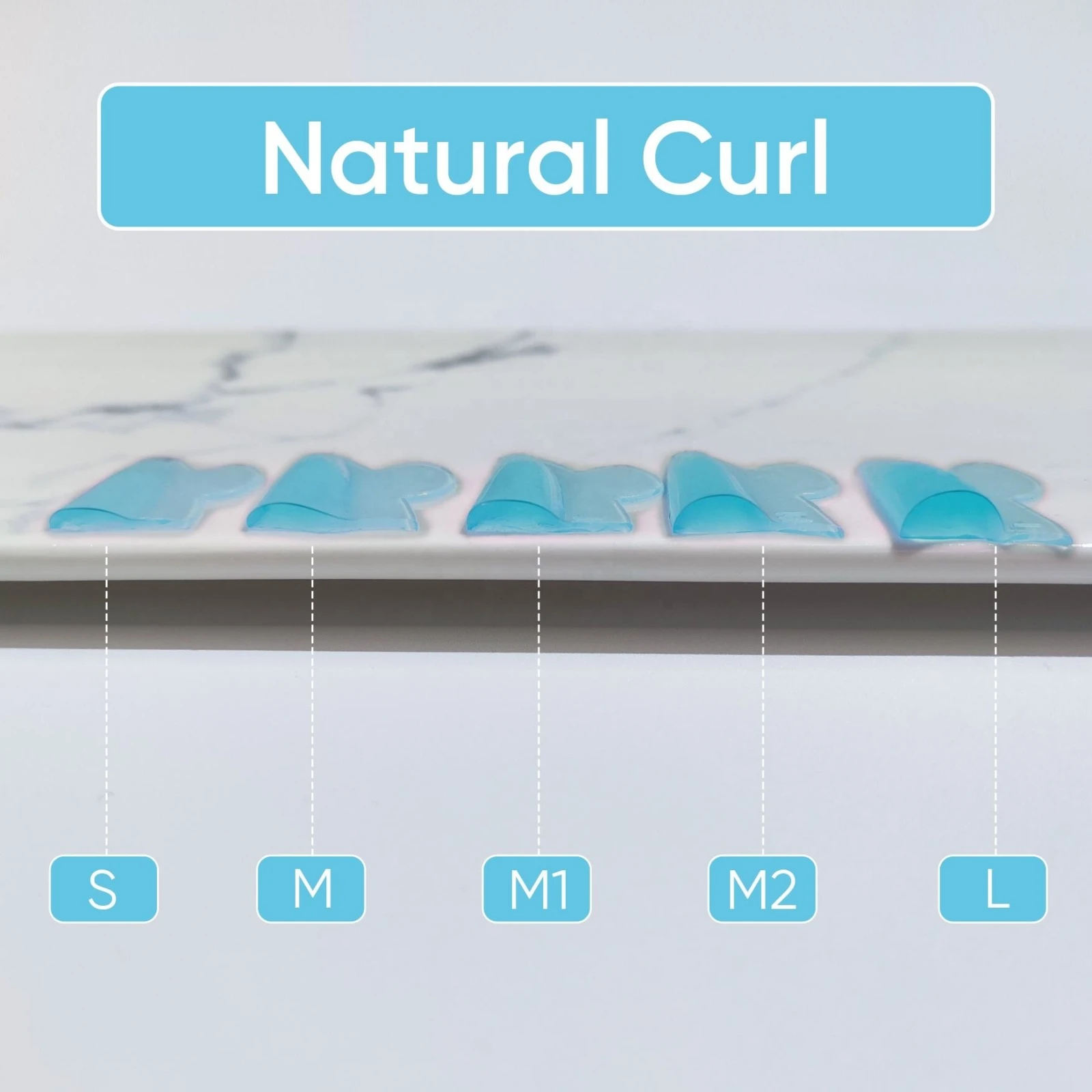 Lomansa 5 Pairs U Curl Silicone Eyelash Perm Pads Sticky Lashes Rod Shield Lifting 3D Eyelash Curler Accessories Makeup Tool