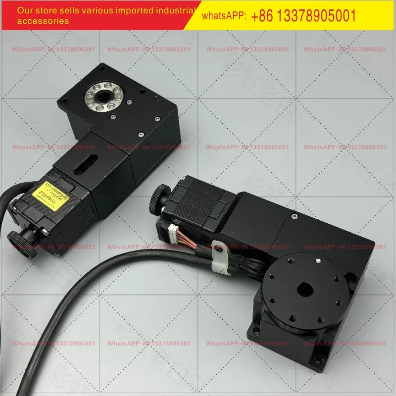 Electric rotating platform, optical positioning table automatic R axis, table 40mm stroke 10 ° voltage 24v