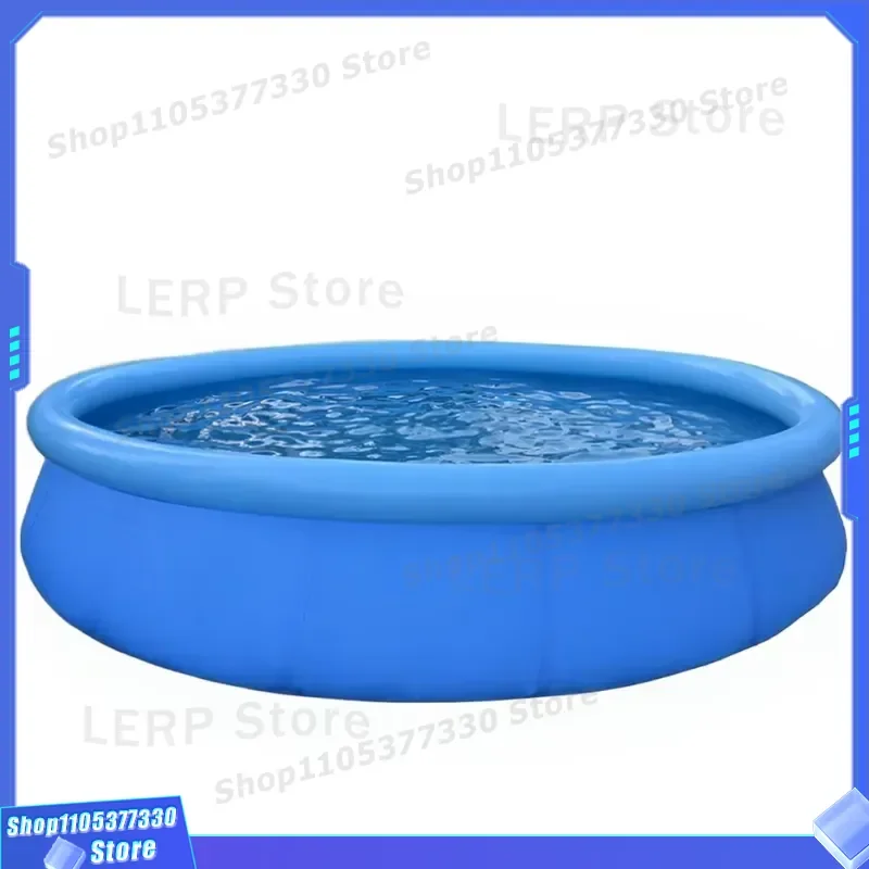 Large 3.0m X 76cm PVC Swimming Pool Marin Blue Summer Inflatable Water Play Center for Kids Family Outdoor Garden Toys