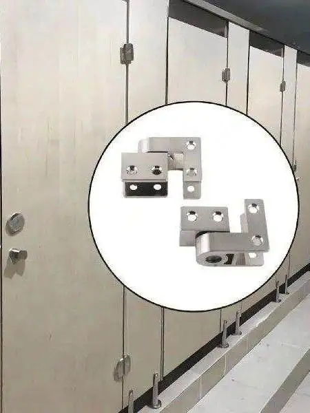 頑丈なトイレ用間仕切りヒンジ-簡単設置-リーズ-ノーブランド登録商標-kh7626-その他バッグ・革製品用アクセサリー