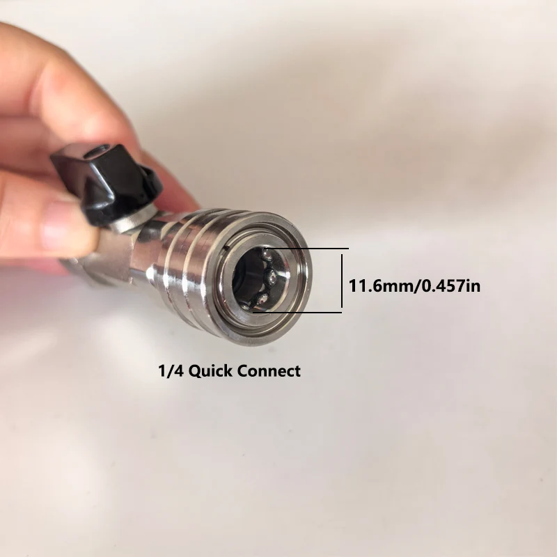 High Pressure Washer Ball Valve M22-14mm/15mm To 1/4 Quick Connector for Power Washer Hose Control Water Flow Switch view 3