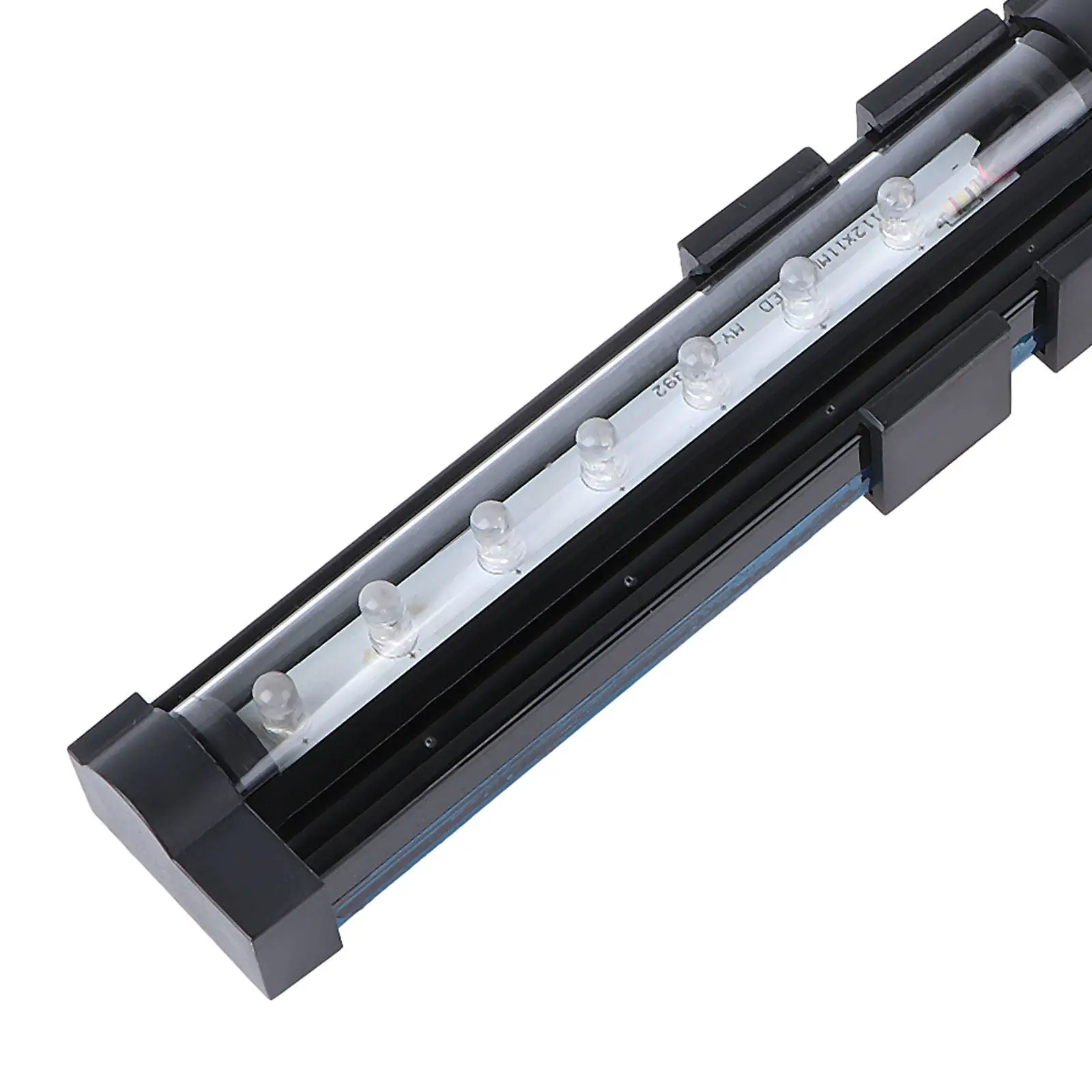 

Changing Bubble Lamp LED Illuminated Aquarium Light for Fish Tank Diving Lamp -15 Black LED Aquarium Light