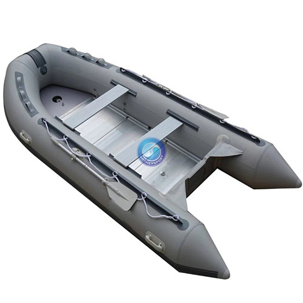 Classic Design Cheap Aluminum Floor Inflatable Boat 380