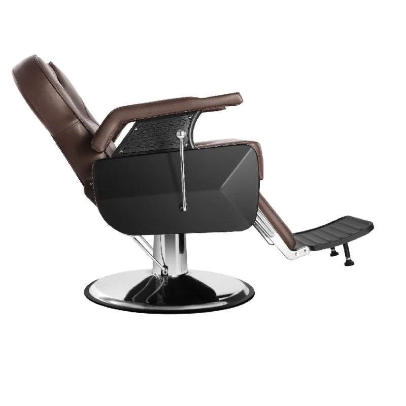 Custom, High Quality Newest luxury Gold Styling Station Haircut Chair Modern Hair Salon Furniture Barber Chair