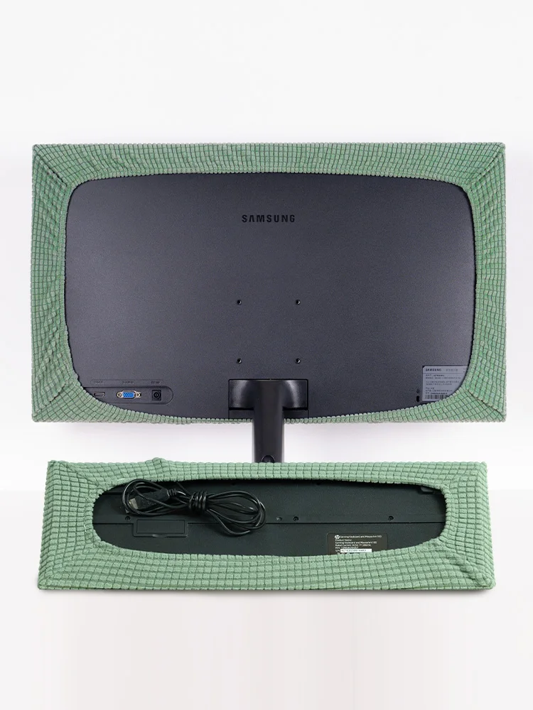

Simple Modern Cuter Monitor Dust Cover Pure Color Home Use All-In-One Cuter Cover Cloth Display Protector