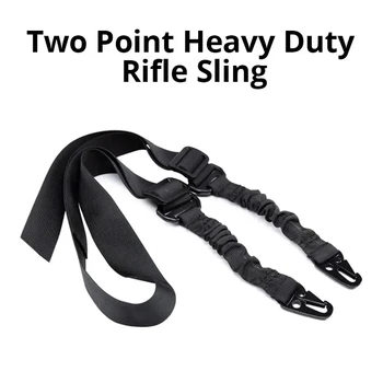 Taktischer Sling mit zwei Punkten, Bungee-Schultergurt, robuster Nylongürtel, hochwertige, robuste Sling für Outdoor-Sportzubehör