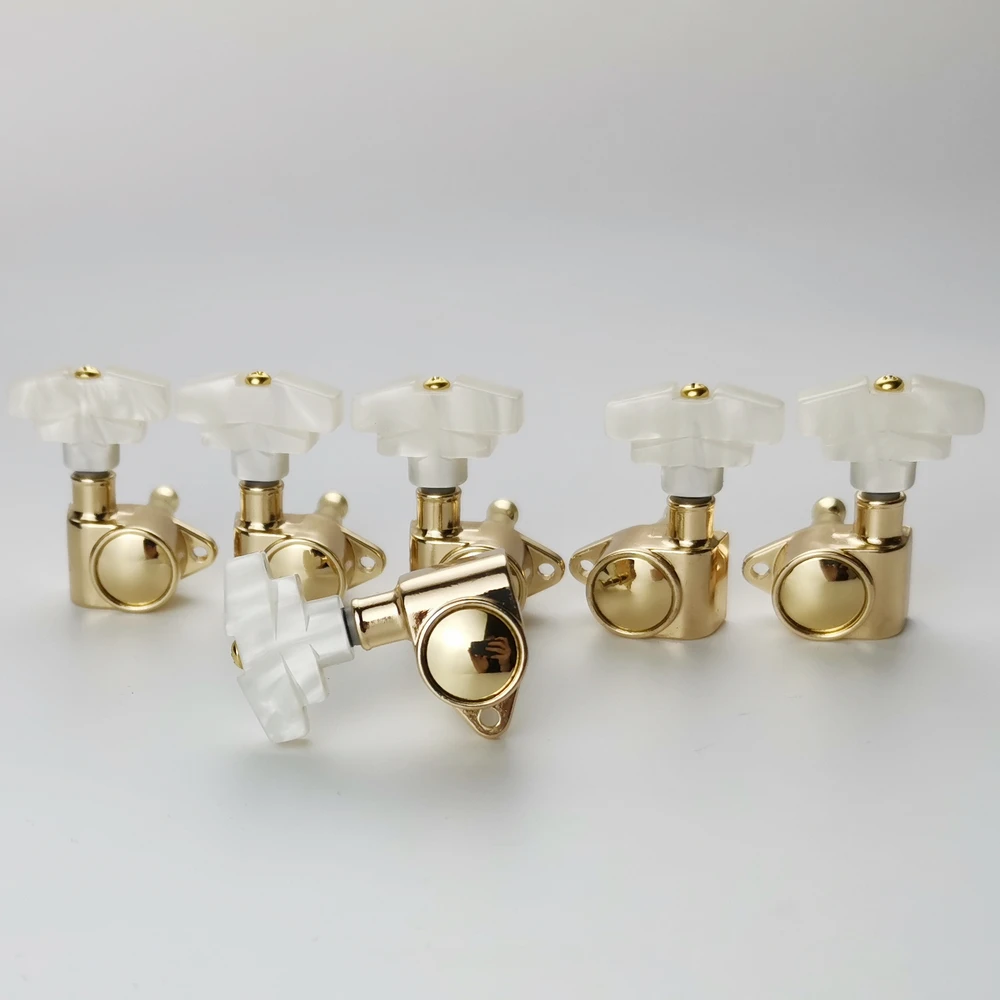 New High Grade Gold Guitar Tuners 3R3L Art Deco Rotomatic Imperial Style Head