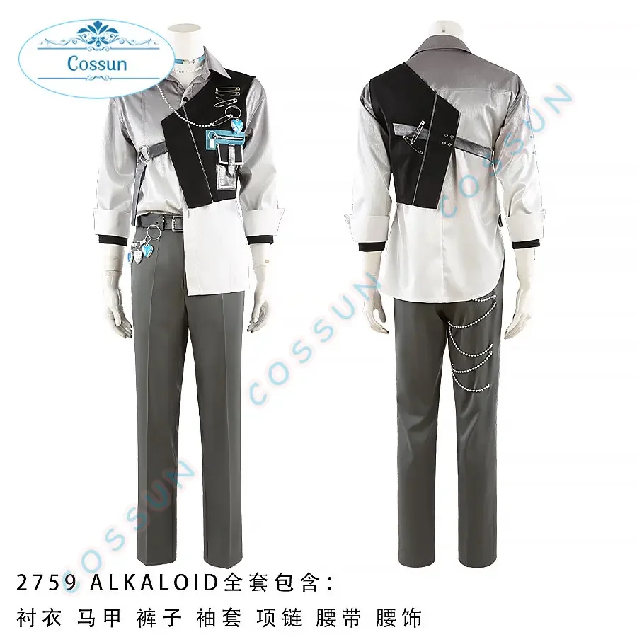 [Customized] Game Ensemble Stars COVER ALKALOID Double Face Amagi Hiiro/Oukawa Kohaku Cosplay Costume Halloween Party Outfit