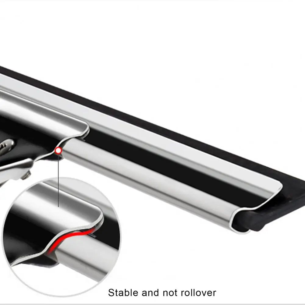 Bathroom Supplies Professional Window Squeegee with Rubber Lip Long Handle Shower Wiper Bathroom Glass Tool for Streak-free