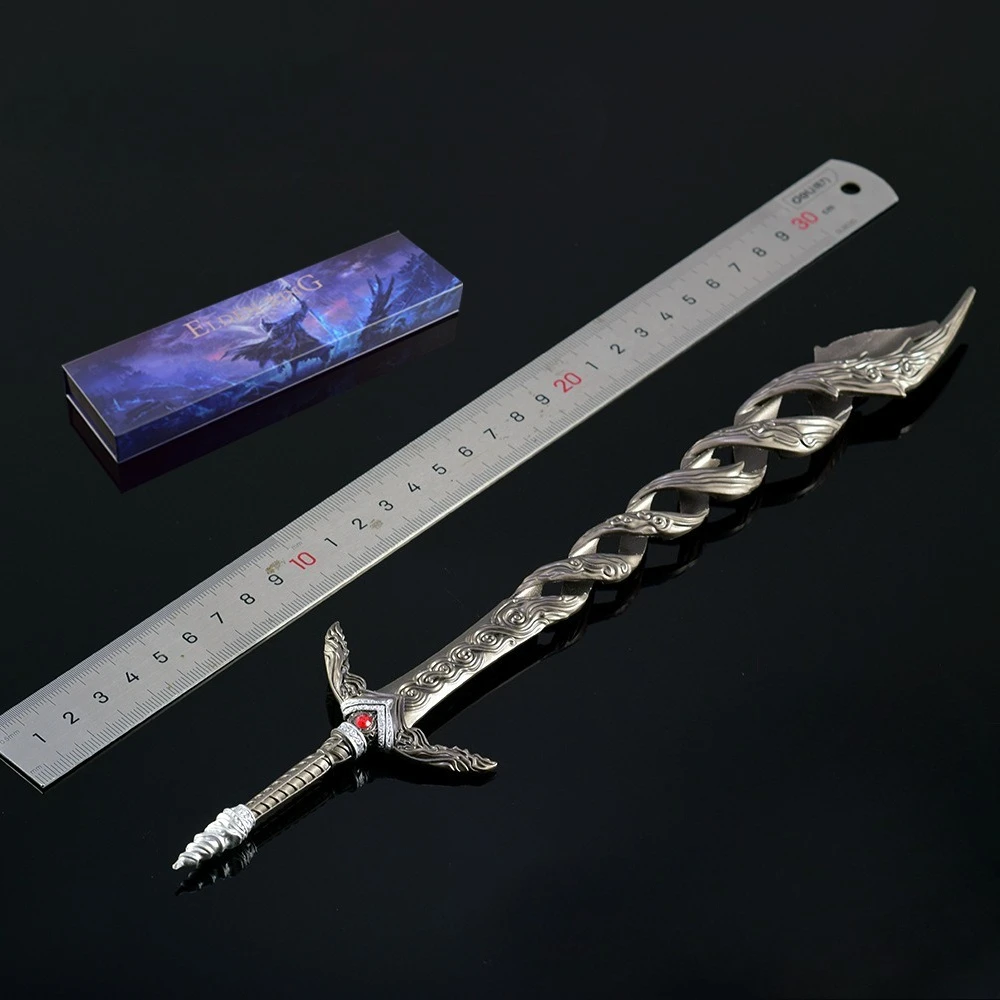30 CM Eldenn Japanese Game Peripherals Godslayer's Greatsword Metal Craft Weapons Model Gift Box Collectible Ornaments Boy Toy