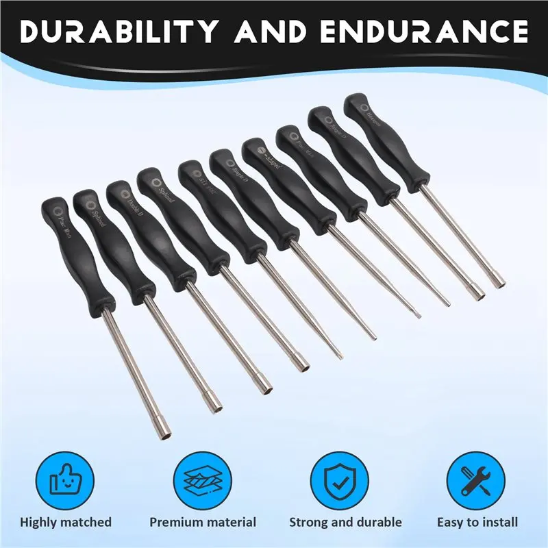 ABIB -Carburetor Adjustment Tool With Carburetor Cleaning Brush Needle For Common 2 Cycle Small Engine ECHO STIHL Poulan Husqvar