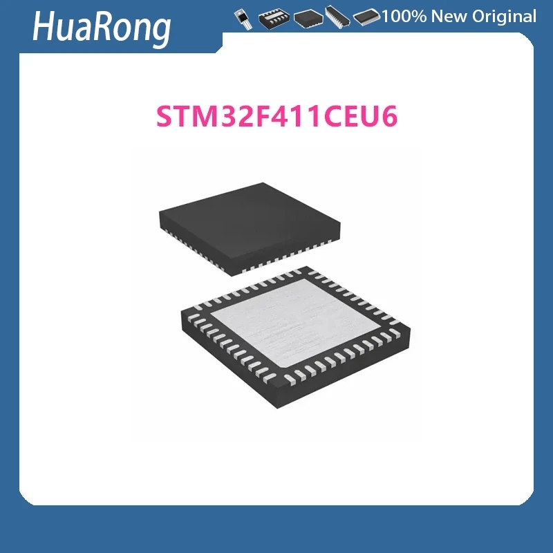 5Pcs/Lot  STM32F411CEU6 411CEU6 QFN48 SMA6823M SMA6823 ZIP24 PIC18F67K22-I/PT PIC18F67K22 QFP-64