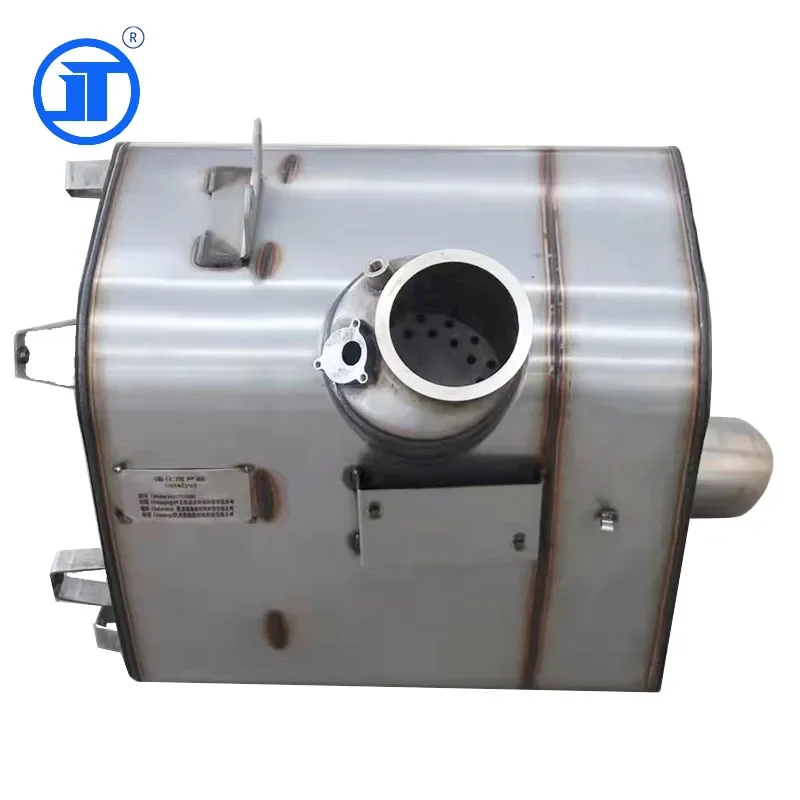 Diesel Particulate Filter Truck Square Three Way SCR Selective Catalytic Reduction Converter With Ceramic DPF Catalyst