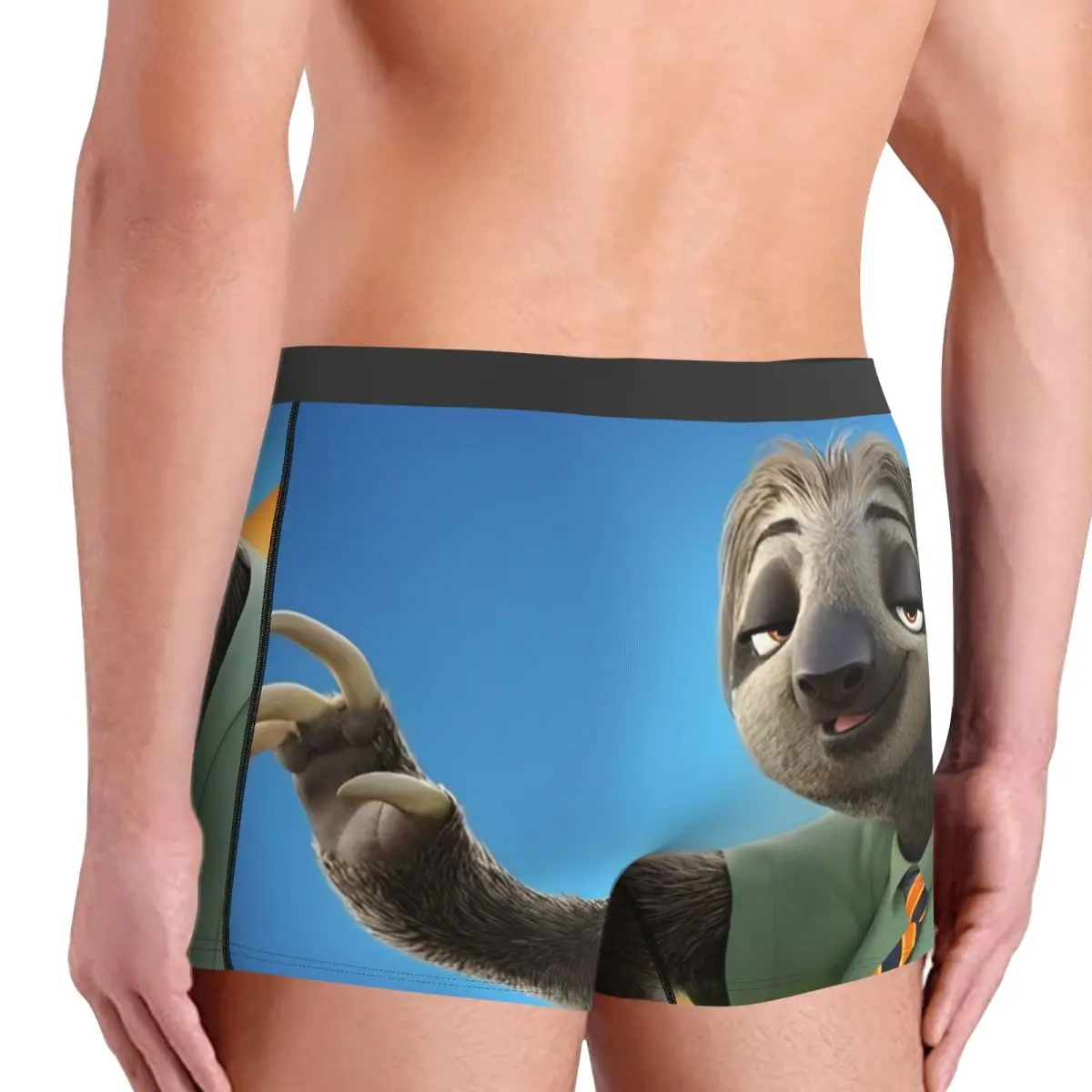 أنيمي Zootopia الكرتون الملاكم السراويل الحقيبة الملابس الداخلية رائجة البيع الطباعة السراويل ملخصات مريحة الذكور سراويل كبيرة الحجم