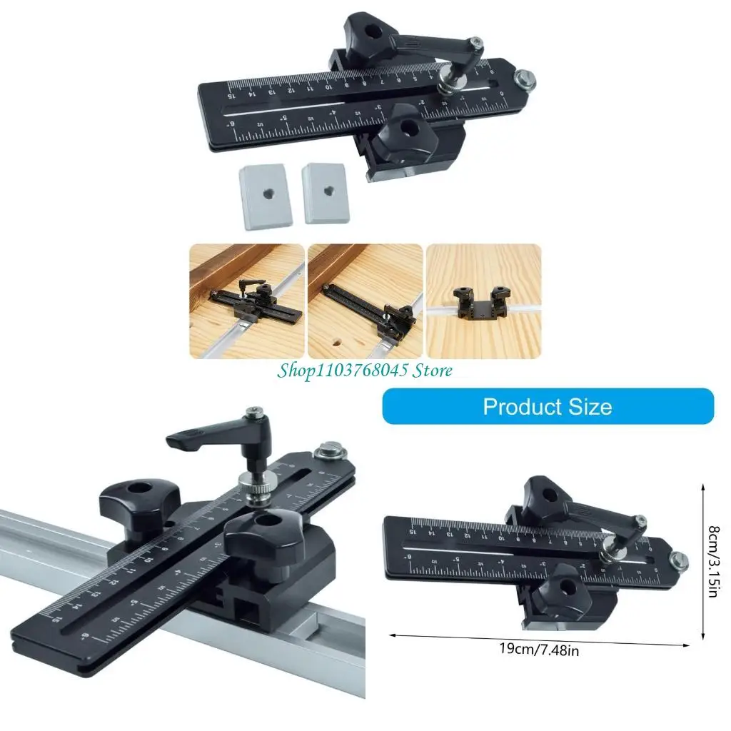 

R53F Precies Precisions Tool Clamp Tool Регулируемый джиг Thin Rips от 2-5/8 дюймов до 8 дюймов для совместимости с