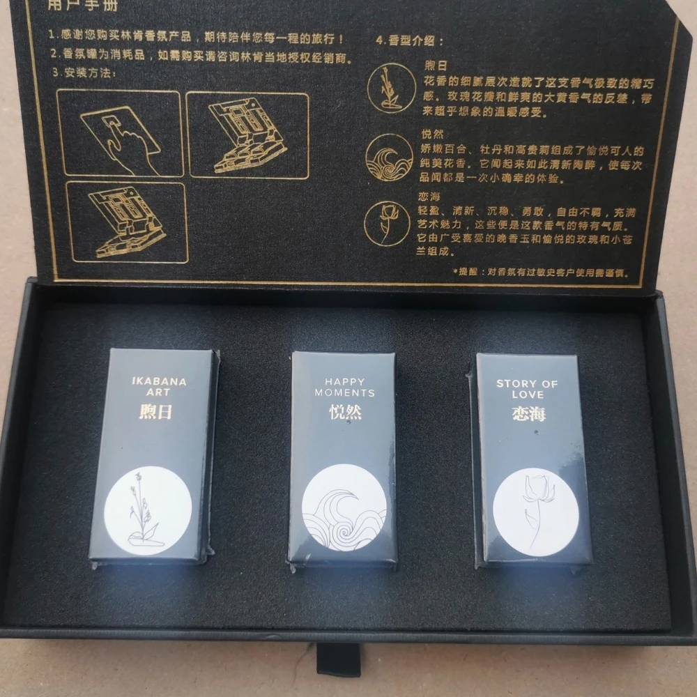 

For Lincoln Corsair Zephyr Nautilus Aviator Original Car Air Freshener 100% Car Original Fragrance Kit Fragrance Ambient Kit