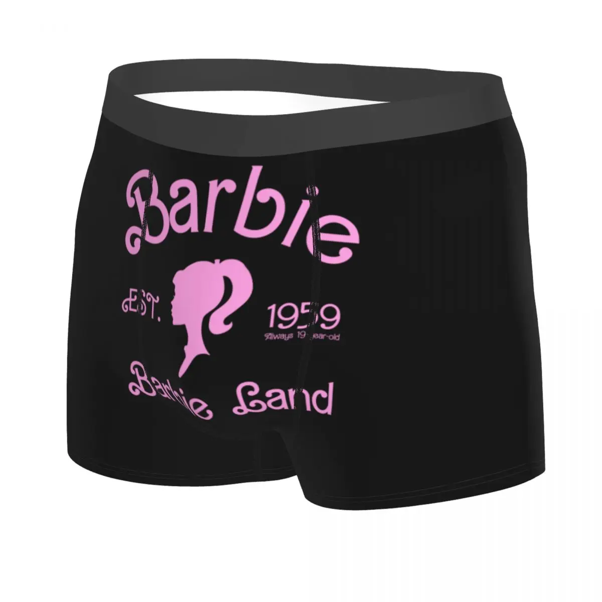 Custom Barbie EST. 59 Underwear Men Printed Boxer Shorts Panties Briefs Soft Underpants