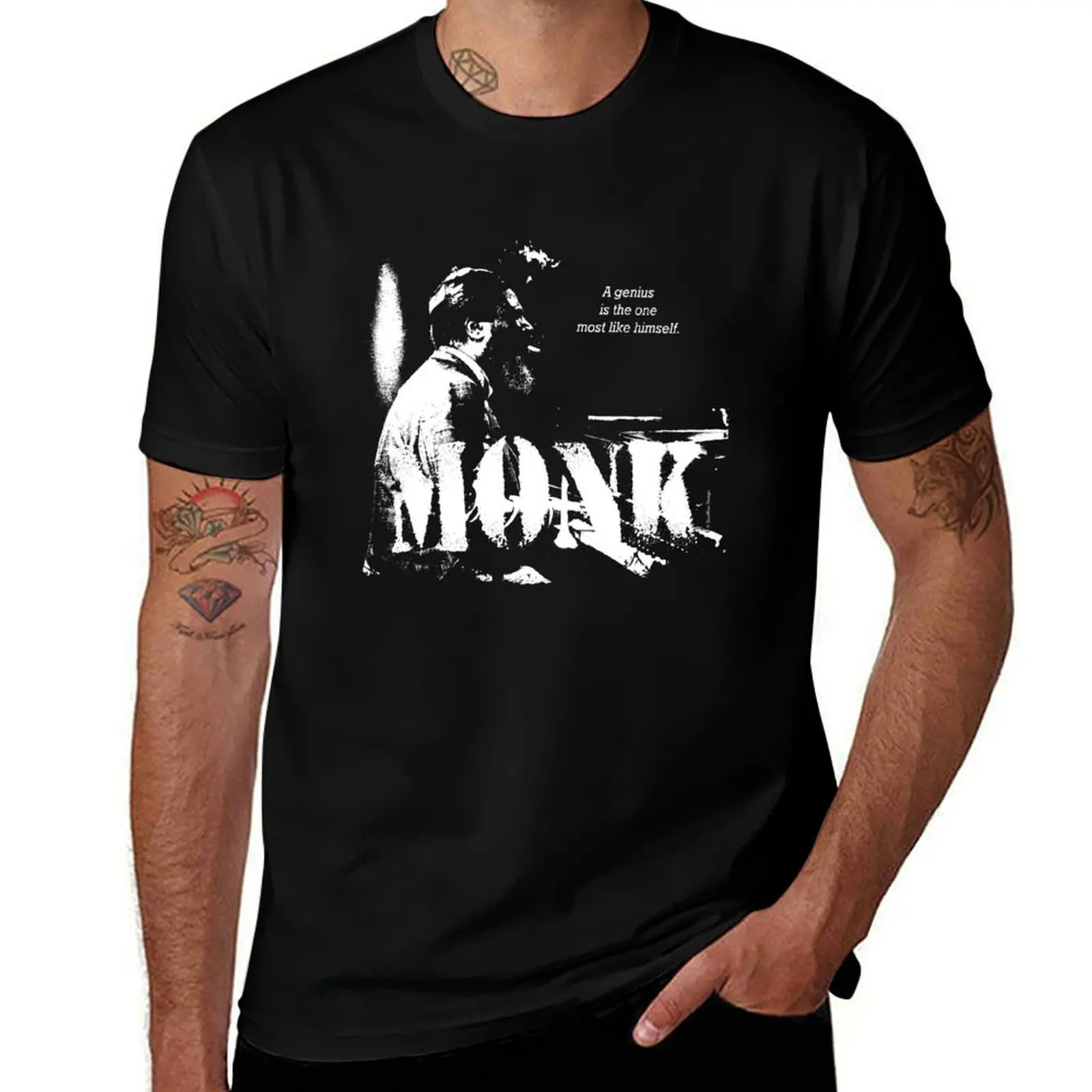 Jazz Wisdom of Thelonious Monk (1-color) T-Shirt Christmas Theme Tee Top T-Shirt