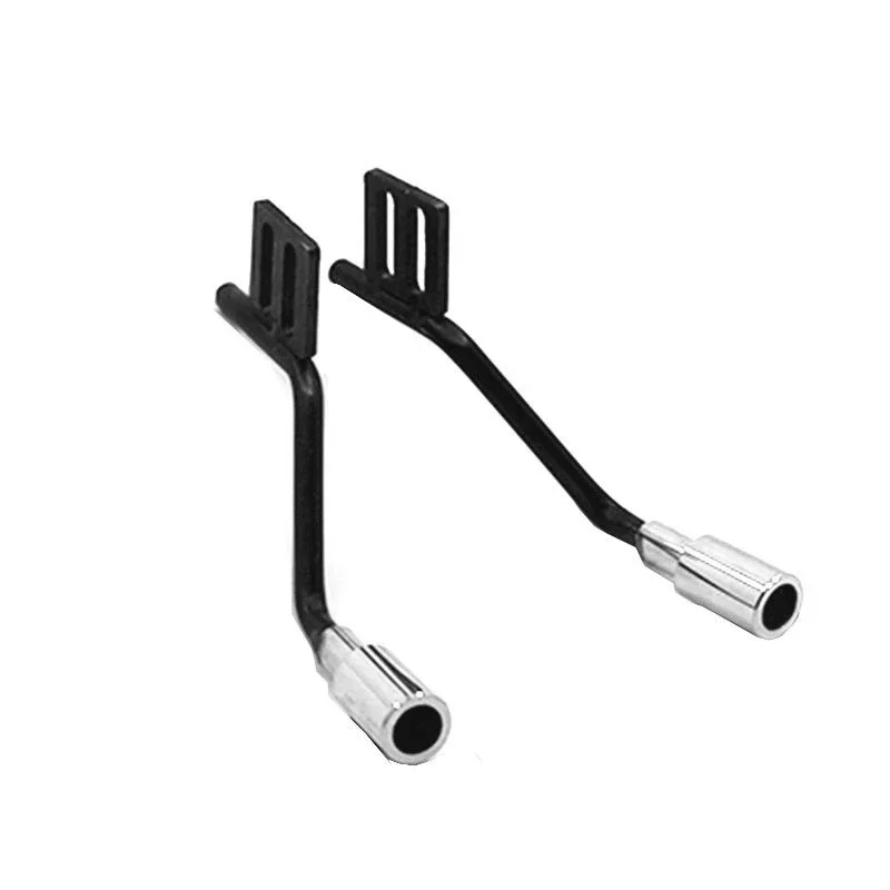 1 Pair Metal Exhaust Pipe for 1/10 RC Crawler - Realistic Simulation Decoration for Axial SCX10, TRX4, Upgrade Parts