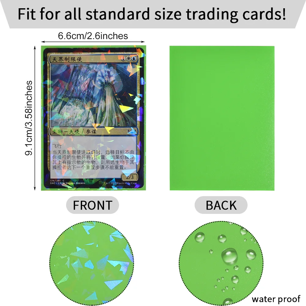 60 unidades/pacote 66*91mm cartões fotográficos holográficos protetor mangas cartão transparente pkm filme ídolo foto manga presentes embalagem