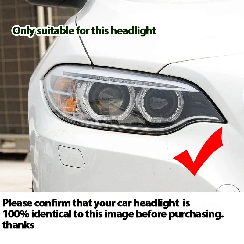 الأصفر Led إدراج ديود مجلس عيون الملاك ضوء مجلس سيارة العلوي لسيارات BMW 2 سلسلة F22 F23 M240i F87 M2 قبل تجميل 2014-2017