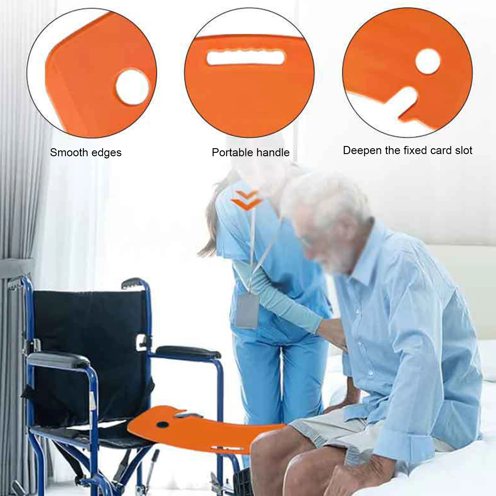 Sliding Board Patient Transfer Board Elderly Transfer Board for Transferring Disabled Patient Elderly Seniors