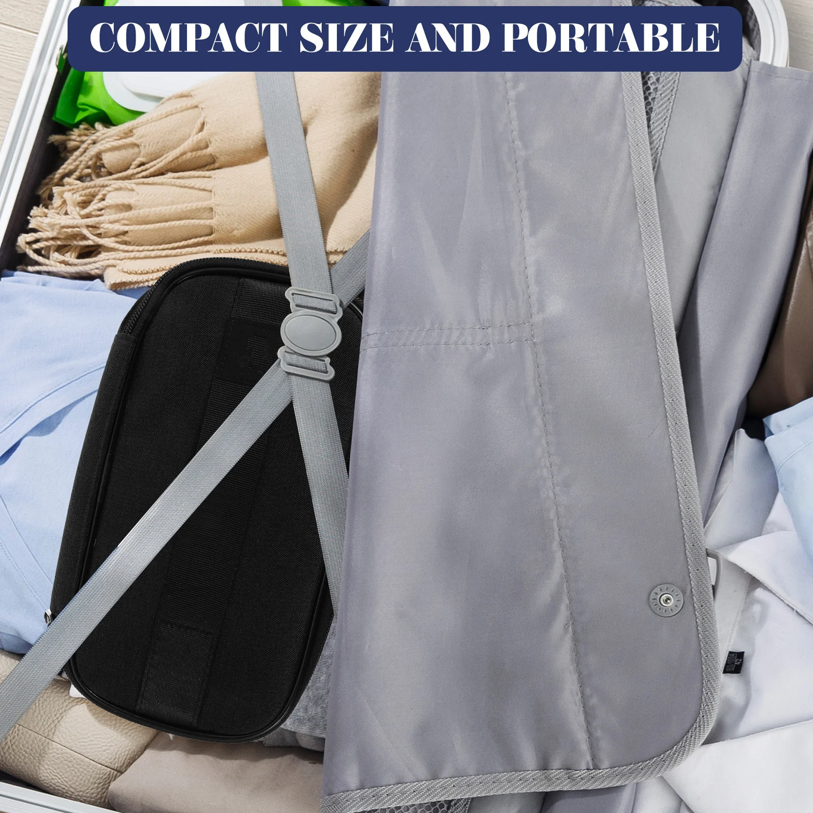 

1pcs Travel Bag Large Portable Makeup Organizer Zipper Code Lockable Multi Compartment Toiletries Pouch For Women Girls