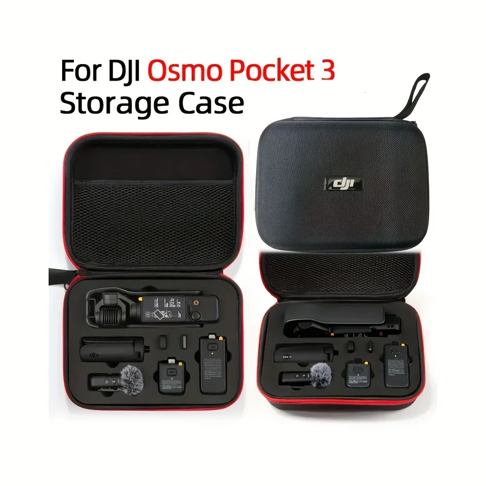 Bolsa de Armazenamento para DJI Osmo Pocket 3, Estojo de Transporte para Câmera, Bolsa de Mão para Acessórios da Câmera DJI Pocket 3, Bolsa Portátil.