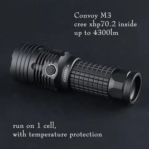 Convoy M3 LED Flashlight 4000 Lumens CONVOY MK