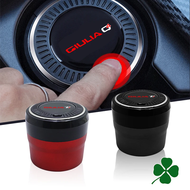 for alfa romeo giulia Quadrifoglio q4  ti sport car ashtray cenicero Car Accessories