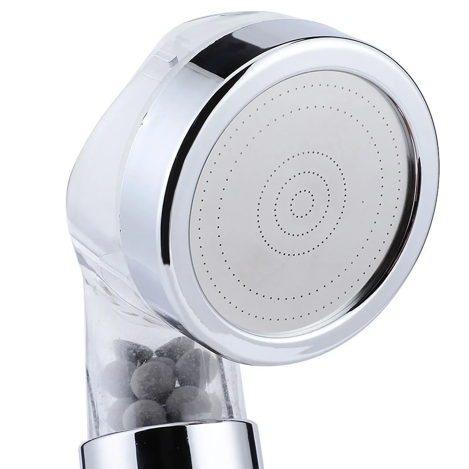 Handheld Shower Head with Filter Negative Ions Pressurized Shower Head Bathroom Showering Bathing Sprinkler Rain Shower Head